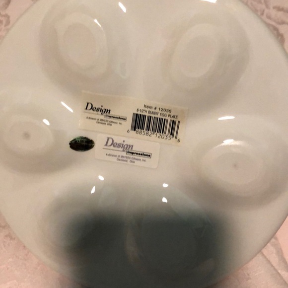 design impressions bunny egg plate - Picture 2 of 3